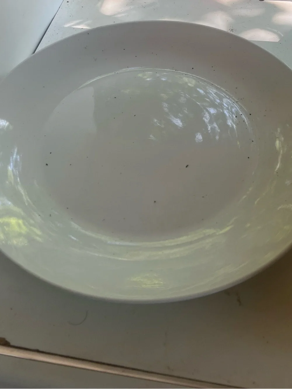 White Ceramic Dinner Bowl - Classic Home Dining